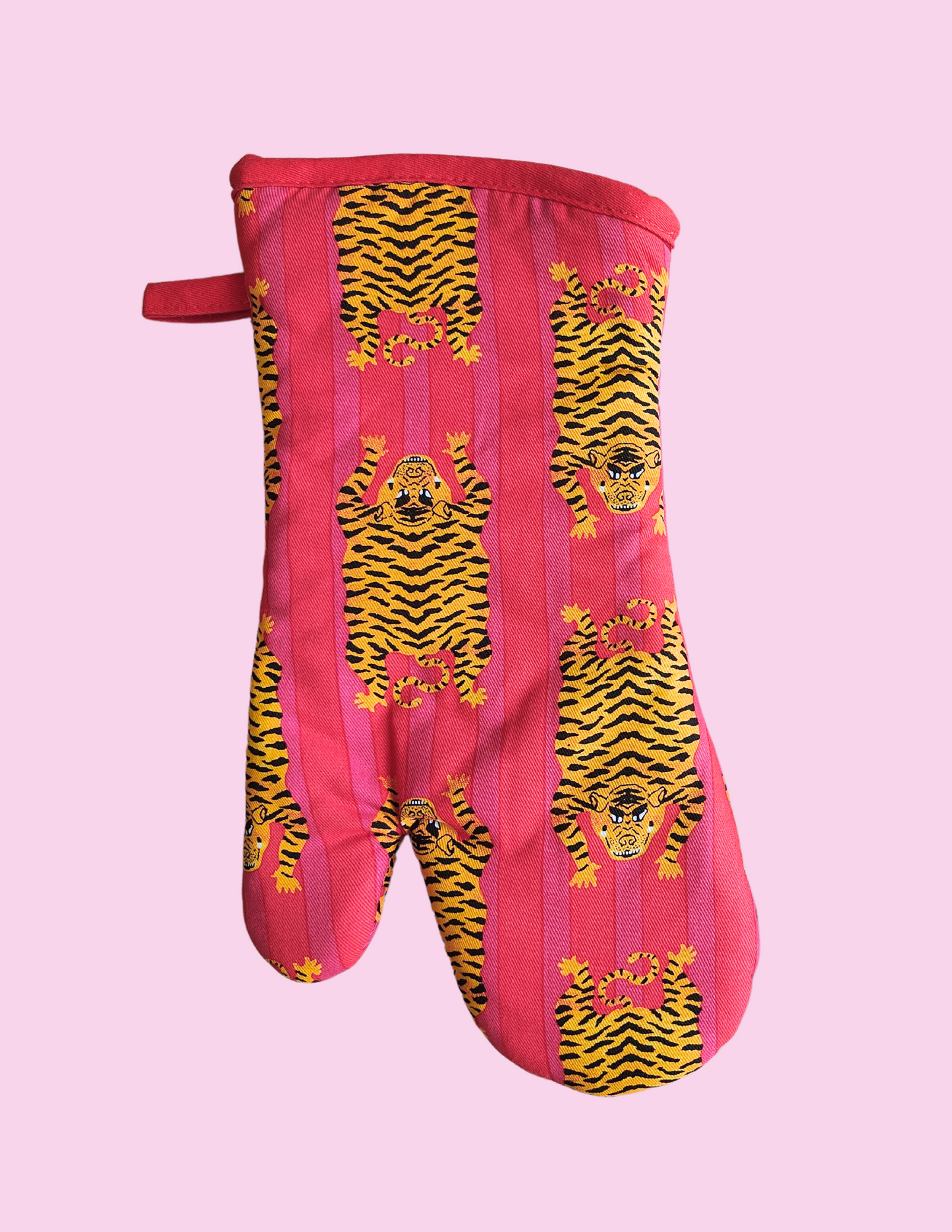 Tibetan Tiger Oven Mitt Set